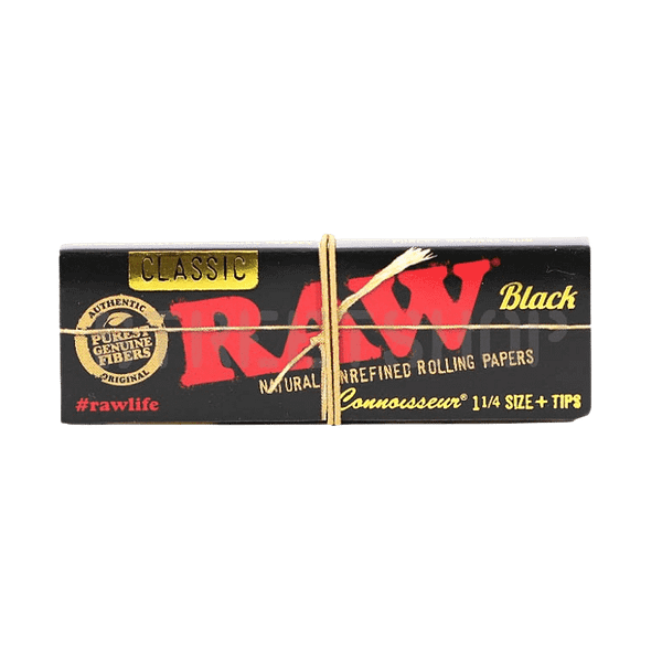RAW Classic Black 1 14 + tips