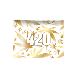 Plateau en verre - 420 Or