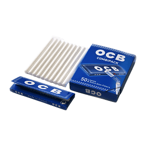 OCB Single Wide Bleue + Filter - Combipack