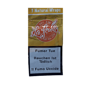 La Feuille - 3 natural wraps