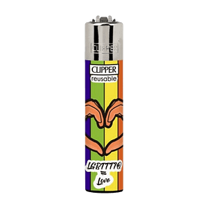 Briquet Clipper rechargeable N°3 sur 4 de la collection "Rainbow Pride"