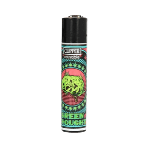 Briquet Clipper rechargeable N°4 de la série "Weed Billboard"