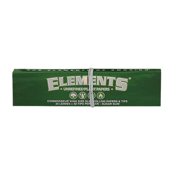 Elements Green Connoisseur King Size + Tips