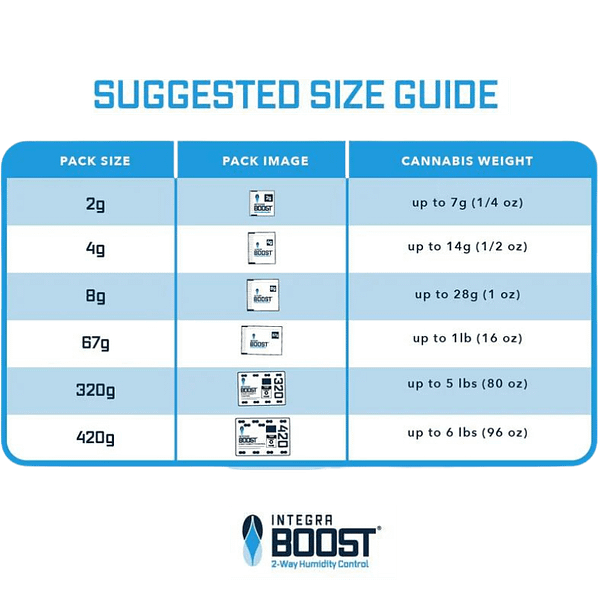 Integra Boost Size Guide
